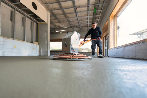 Glätten und verdichten