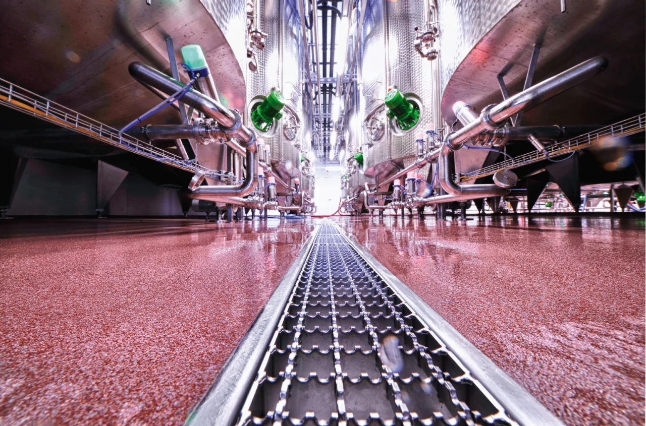Bodenbeschichtungen für die Getränkeindustrie und Kellereien